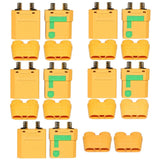 QIAN ZI QIU 5Pairs XT90S XT90S XT90 Connectors AntiSpark Male Female Connecto... Battery