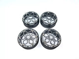 4pc Metal 1.9?? Beadlock Wheel Hub Rim for 1/10 RC Crawler Car Axial SCX10 TRX4