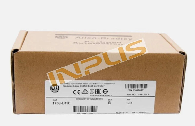 1PCS 1769-L32E /A CompactLogix 750KB Enet Controller Module
