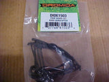 Black quadcopter prop guard set, curved plastic guards in bag