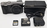 USED - Panasonic LUMIX ZS60 30X 4K 18MP Digital Camera 16GB SD Card - READ NOTES