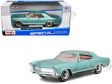 1965 BUICK RIVIERA GRAN SPORT LIGHT BLUE 1/26 DIECAST MODEL CAR BY MAISTO 31214