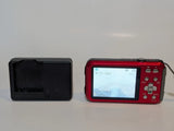 Panasonic LUMIX DMC-TS30 16.1MP Point & Shoot- Red- Includes Battery/Charger!!