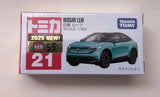 TAKARA TOMY TOMICA #21 NISSAN LEAF DIECAST MODEL CAR New For 2025 Scale 1/63