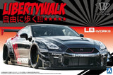 Aoshima 1/24 Liberty Walk(13)Model Car Kit LB Works Nissan GT-R R35 Type 2 Ver2