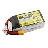 650mAh 4s 14.8V 95C Tattu R-Line Lipo Battery Pack with XT30 Plug Battery