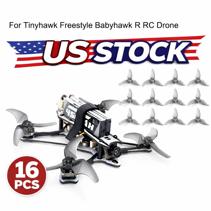 16pcs Emax Avan Rush 2.5 Inch 3 Blade Propeller Tri-Blade Props for Tinyhawk
