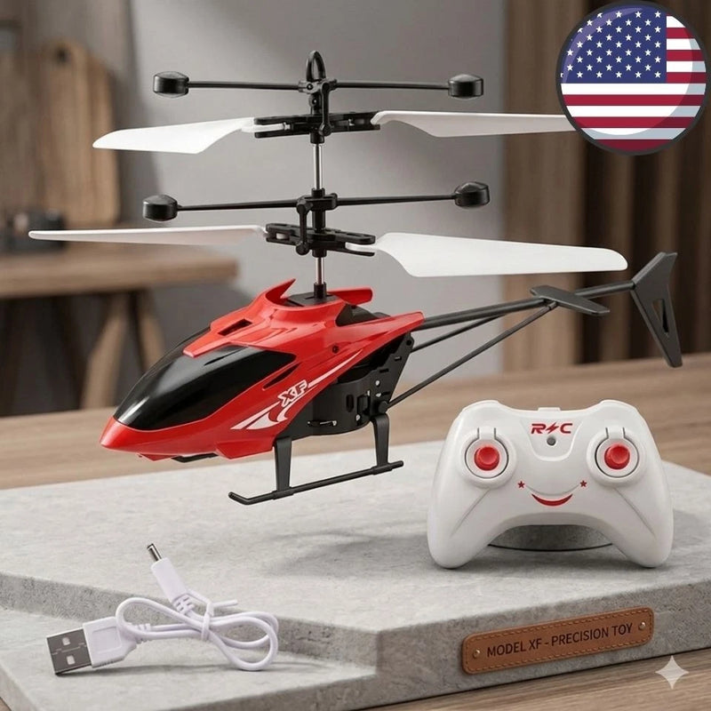 Mini RC Drone Rechargeable Helicopter Kids Toy Fall Resistant