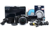 [MINT w/BOX] Panasonic LUMIX DMC-FZ10 LEICA Black Digital Camera From JAPAN