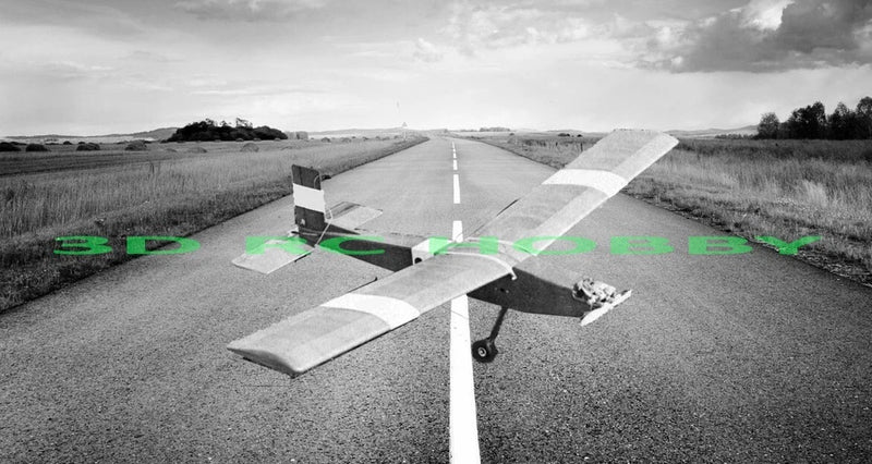 Boxcar 3-ch Trainer 49" WS RC Airplane Laser Cut Balsa Ply Short Kit + Plans