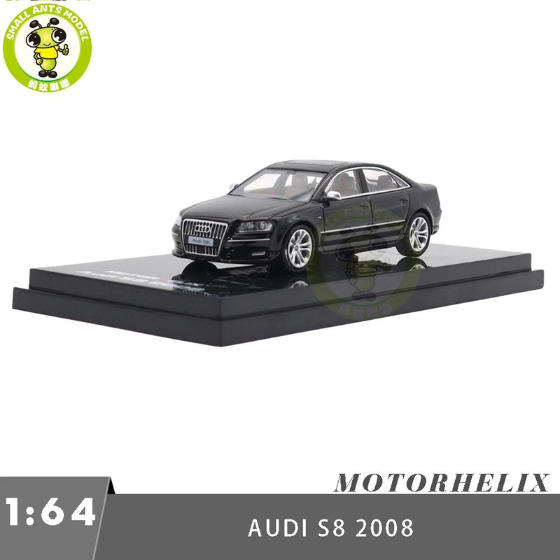 1/64 Audi S8 2008 D3 MOTORHELIX Diecast Model Car