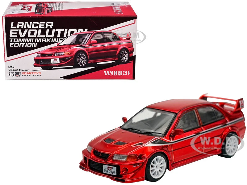 MITSUBISHI LANCER EVO VI RHD TOMMI MAKINEN ED. 1/64 BY WORKS MODEL W1-HEC2026