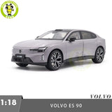 1/18 Volvo ES90 Aurora Silver Diecast Model Toy Car Gifts For Friends