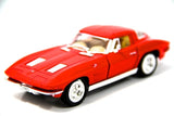 Kinsmart 5" 1963 Chevy Chevrolet Corvette Stingray Diecast Model Toy 1:36 Red