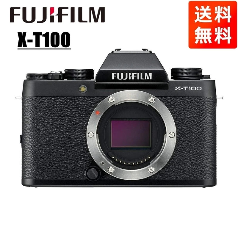 Fujifilm X-T100 Mirrorless Camera Body Black 24MP Used Good Condition