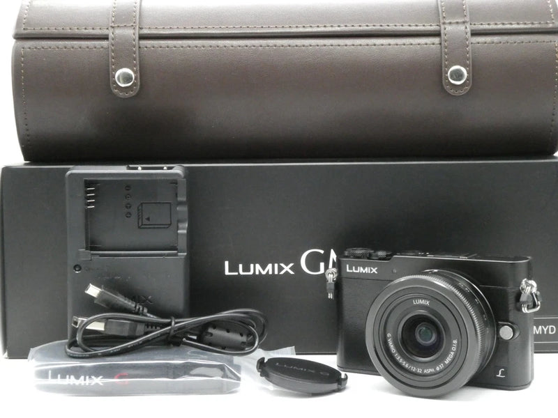 Count 245 English OK *MINT* Panasonic LUMIX DMC GM5 Black 16MP 12-32mm Lens Kit