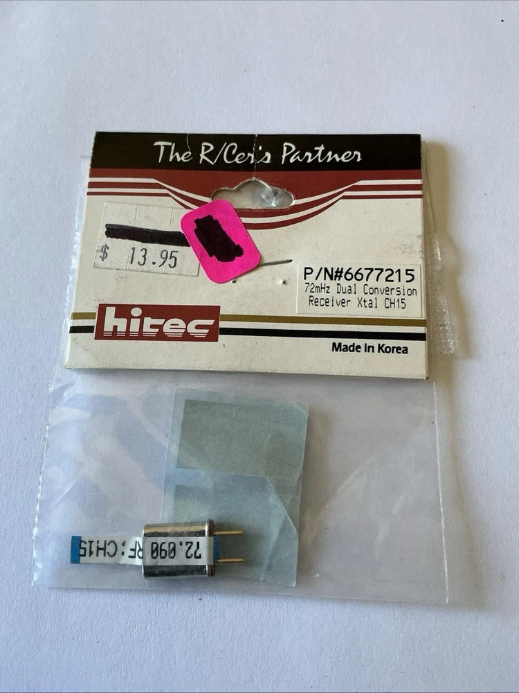 Hitec The R/C¡¯ers Partner 72mHz Dual Conversion Receiver Xtal CH15 PN6677215 Converter
