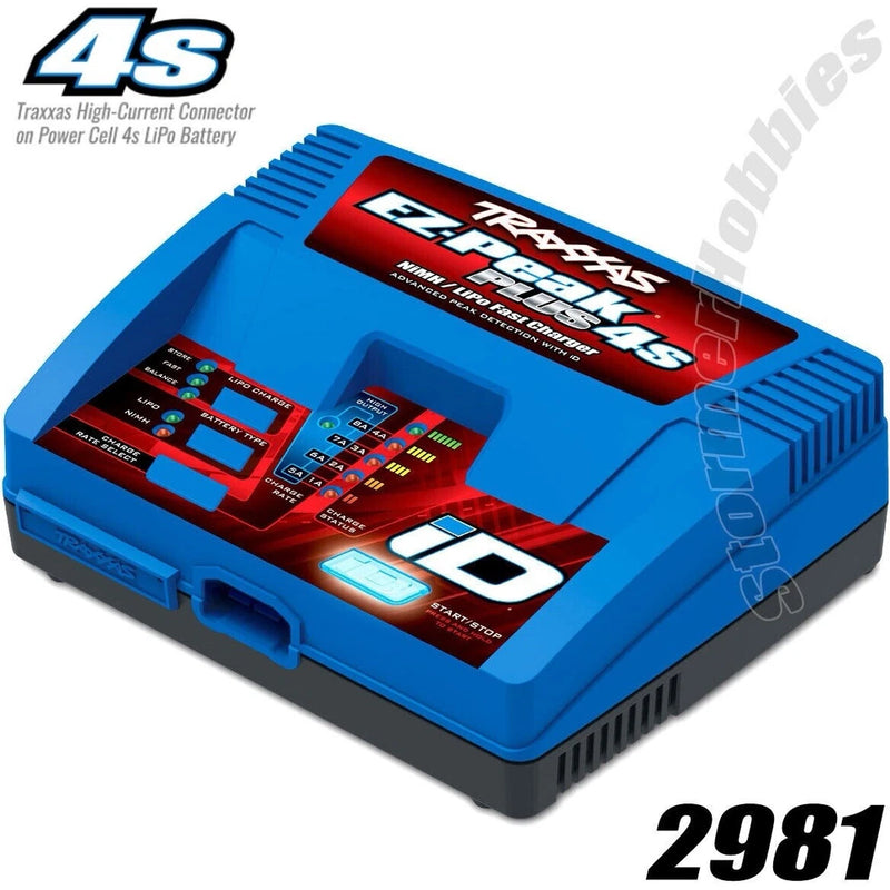 2 Traxxas EZ Peak Chargers: Single And Double Plug-In Traxxas ID Lipo Chargers Battery