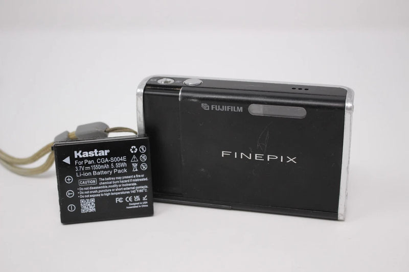 Fujifilm FinePix Z1 5.1MP Digital Camera Black Silver Tested With Kastar Battery