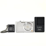 Panasonic Lumix DMC-FX55-S Digital Camera Precious Silver Used, Small LCD Crack