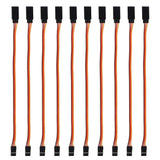 3 Pin Servo Extension Cable Male Female JR RC Airplane Car 20cm 10 Pcs Converter
