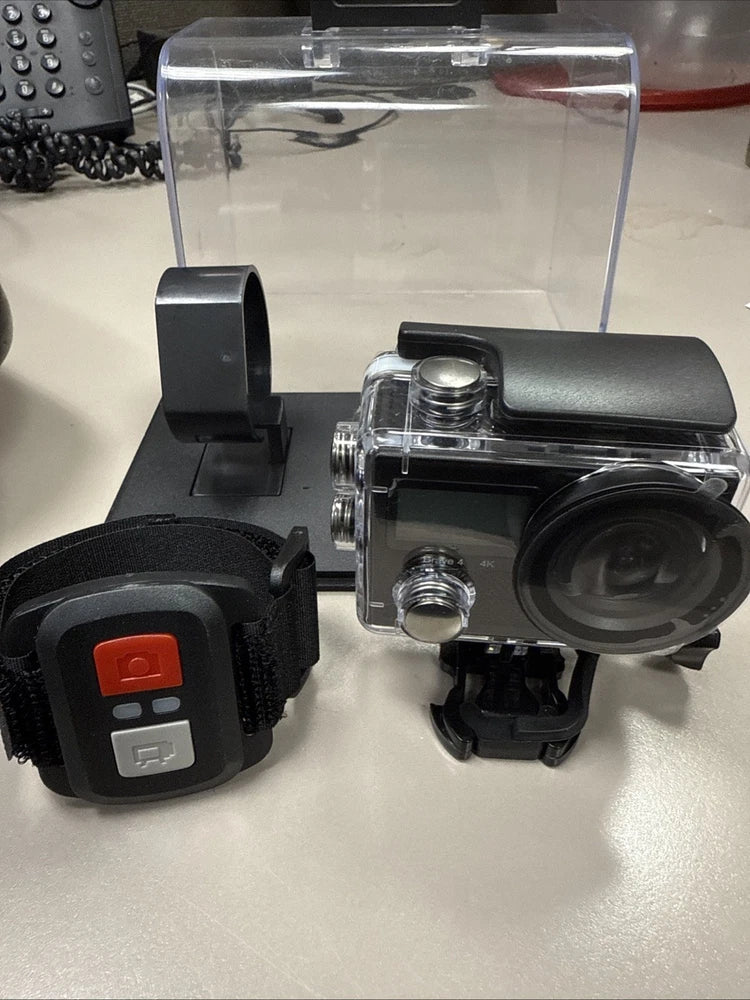 New:Akaso Brave 4 /4K-20MP Wifi Action Camera w/Sony Sensor HD Waterproof