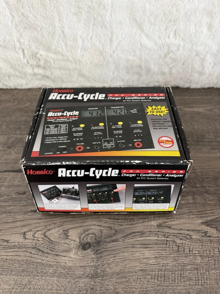 Hobbico Accu-Cycle Charger Conditioner Analyzer for RC Batteries Pro Series Battery