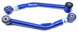 Adjustable rear upper control arm with blue bar and spherical bearings, complete assembly