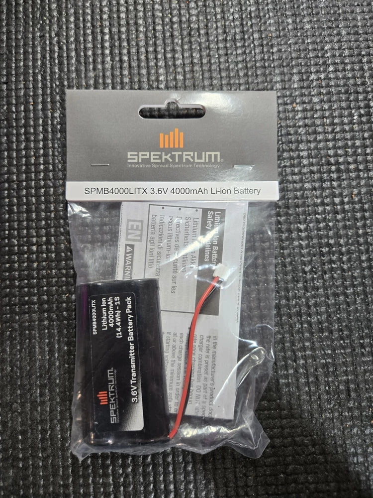 New 4000mah LiIon Battery: DX6R, SPMB4000LITX Battery