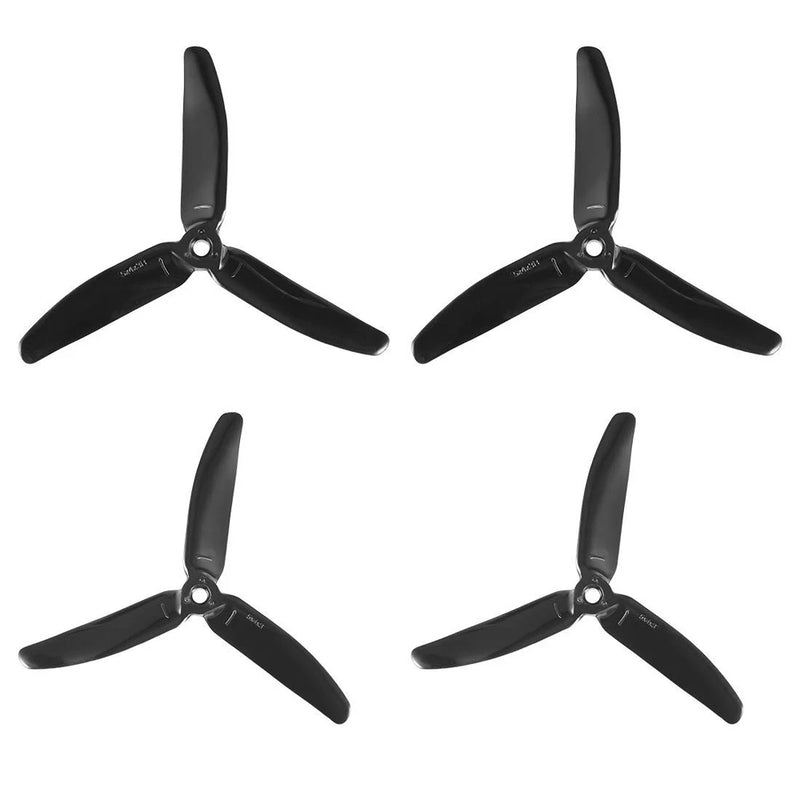uxcell RC Propellers 5040 5x4 Inch 3-Vane Multi-Rotor for 5"x4" 4pcs, Black