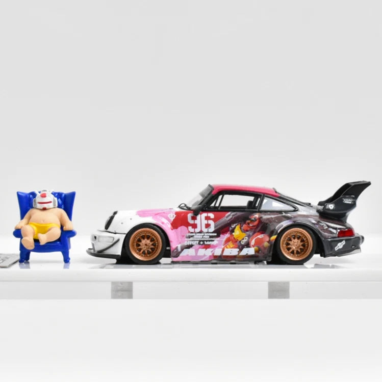 Stance Hunters 1/64 Scale Porsche RWB 964 High Tail Resin Model Car Gifts