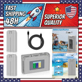 COOLSHOW 2400mAh Battery 2-Pack + Smart Charging Hub for DJI Mini 2/2 SE/4K/SE Battery