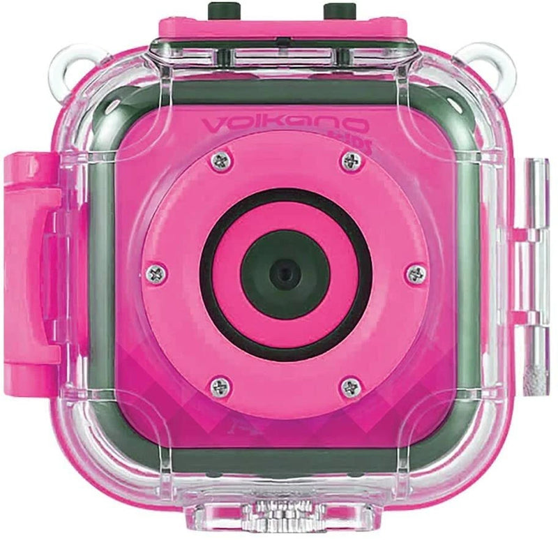 Volkano Kids Funtime Series Waterproof Action Camera, Pink, VK-10012-PK