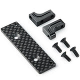 1/10 RC Car Alloy Servo Mount Carbon Plate Kit For Axial Capra 1.9 UTB AXI03004
