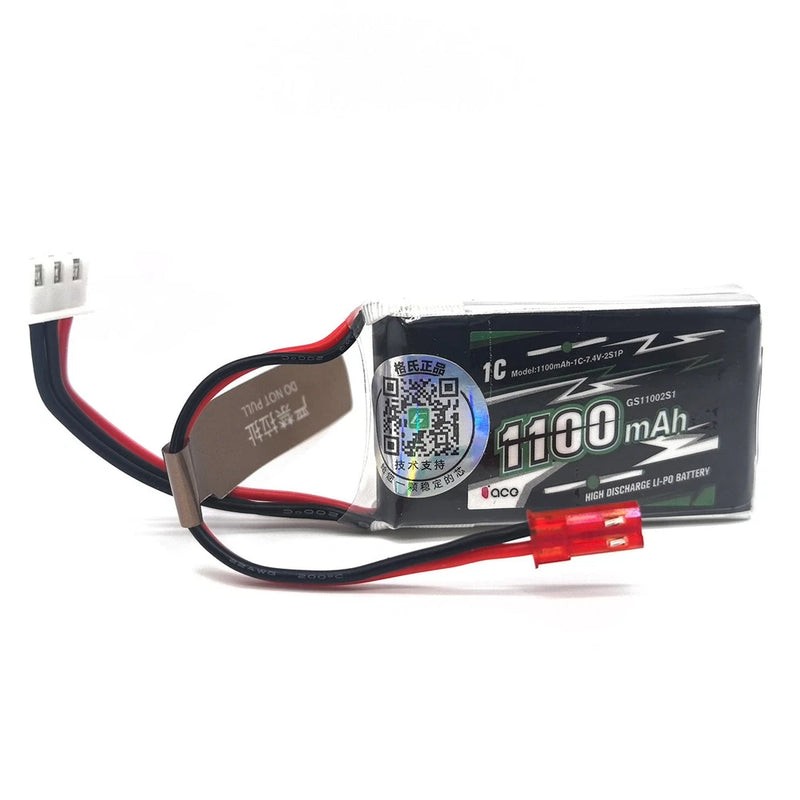 FMA ACE 7.4V Li-Po Battery for Drone TX RX Receiver FS-ST8 G7P GT5 RC Airplane