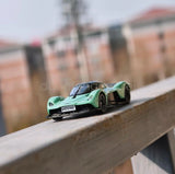 TSC 1:64 Scale Green VALKYRIE Super Racing Sports Diecast Metal Toy Model