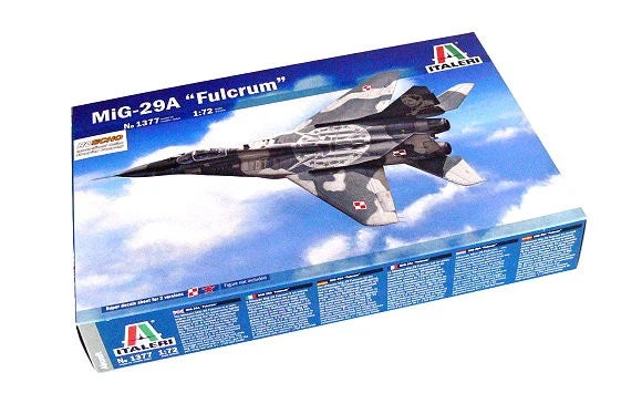 ITALERI 1377 Aircraft Model 1/72 MiG-29A Fulcrum Scale Hobby T1377