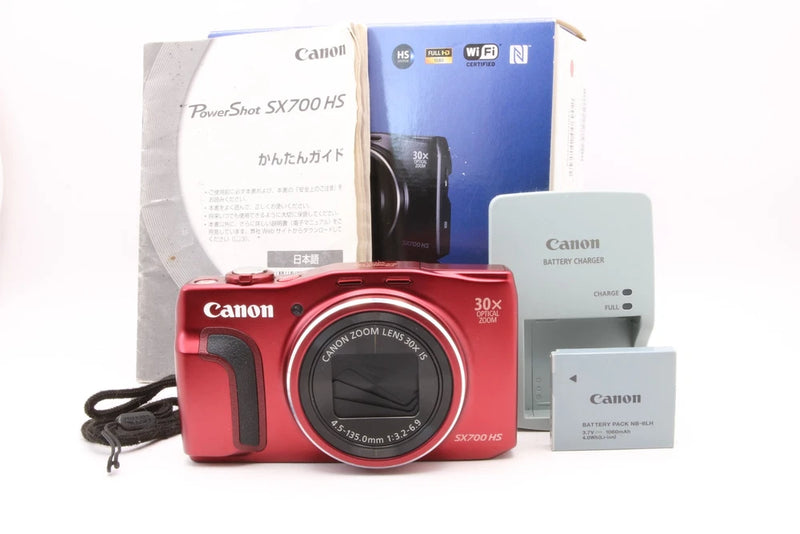 [Excellent+++++] Canon PowerShot SX700 HS (Red) from Japan
