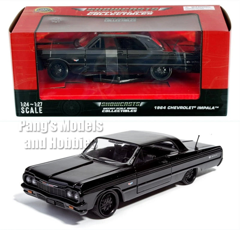 1964 Chevrolet Impala 1/24 Scale Diecast Model - Showcasts - BLACK Custom w/ BOX
