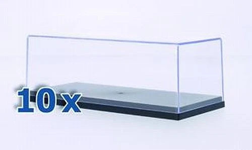 Model car Display Case 1:43rd x 10 MCG 99116 Road Race & F1 cars New