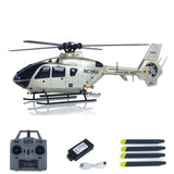 6CH RC Simulation Helicopter Model EC135 1/36 Stunt Airplane Reverse Flight