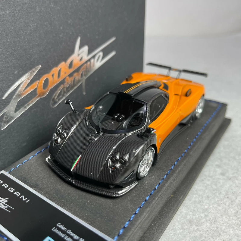 1/43 Peako Model Pagani Zonda Cinque Metallic Orange w/ Carbon NFS Version 30108