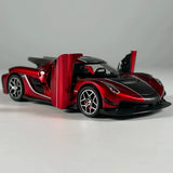 1:32 KNSG Jesko Absolut Alloy Diecast Model Car ¨C Sound Light Pull-Back Supercar