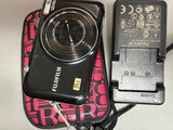 FUJIFILM FinePix JX200 Black Compact Digital Camera Tested Working Japan