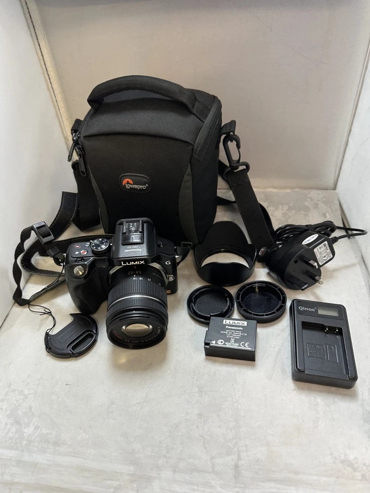 Panasonic Lumix G5 DMC-G5 Mirrorless Camera With 14-42mm Lens II + Bag +FREE P+P