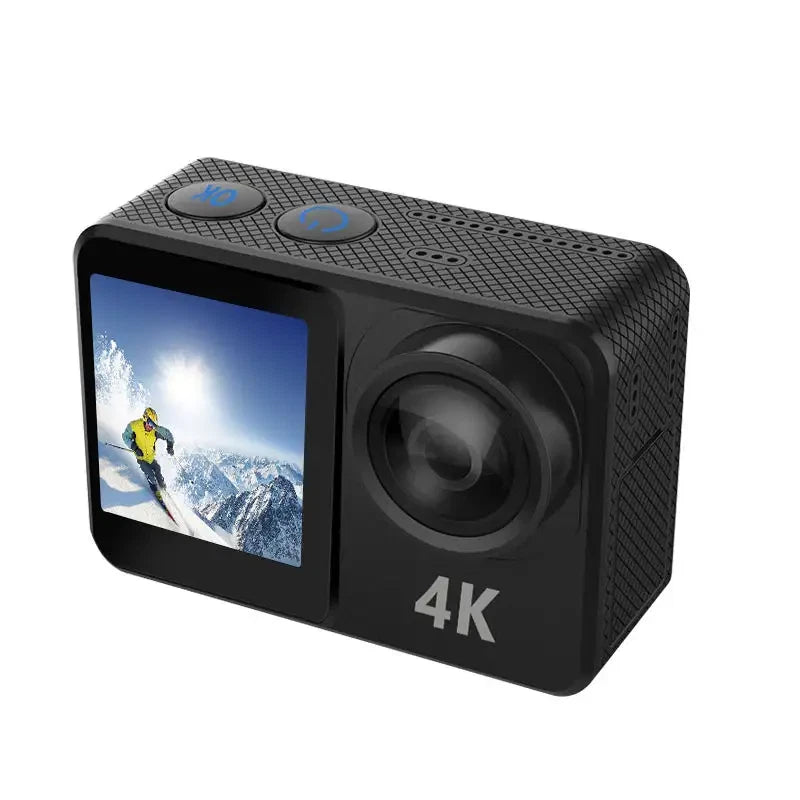 4K UHD WIFI Sport Action Camera with Double Color Touch Screen for Sport Record