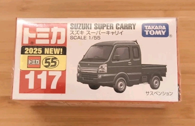 Takara Tomy TOMICA #117 SUZUKI SUPER CARRY Diecast Model Car 1/55 NEW 2025