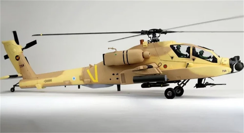 700 AH-64 ARF Desert Drab RC Helicopter Fuselage 700 Size SM2.0 KIT Version