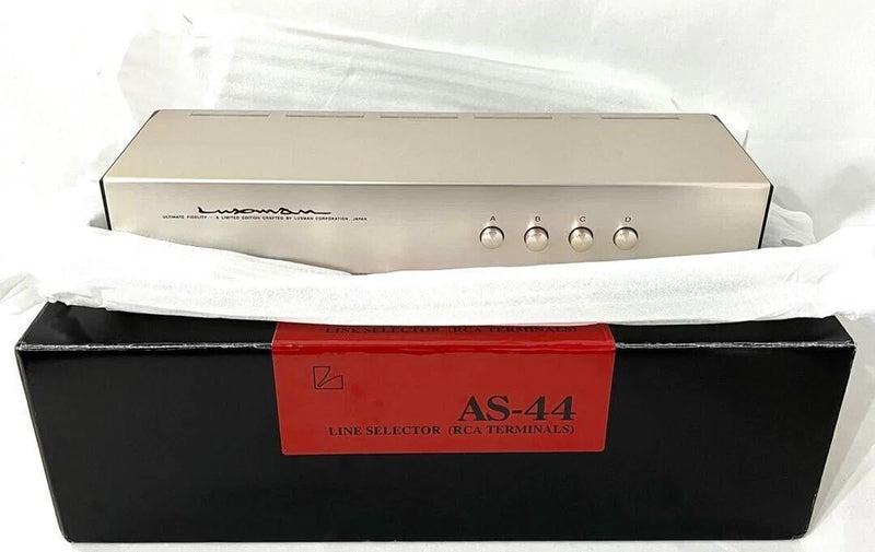 LUXMAN AS-44 Line Selector 4 System RCA Terminal Line Input and Output Audio New
