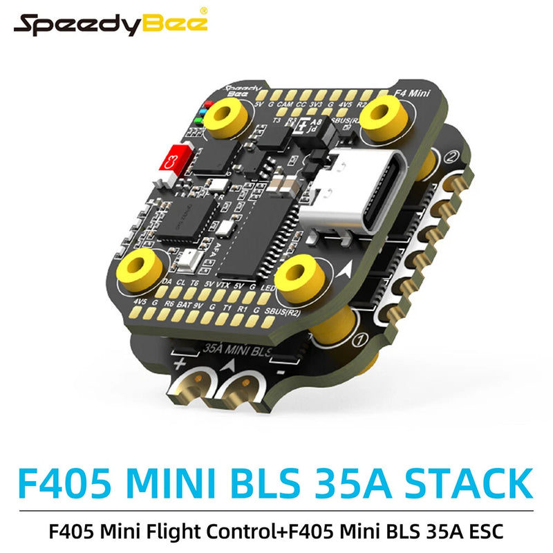 SpeedyBee F405 Mini Stack/Flight Controller FC/BLS 35A V2 ESC for RC FPV Drone